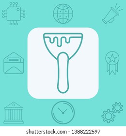 Scraper vector icon sign symbol