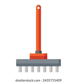 Scraper Vektor-Illustration auf weißem Hintergrund