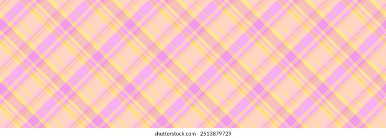 Scratch background plaid vector, adorable fabric tartan texture. White seamless textile pattern check in light and amber colors palette.