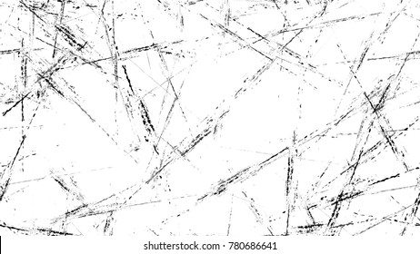 Scratch Black and White Distress Grunge Brush Texture. Vintage Hand Painted Dirty Seamless Pattern. Overlay Rust Metal Texture. Broken, Rusty Print Design Background. svg