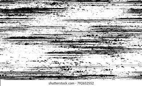 Scratch Black and White Distress Grunge Brush Texture. Hand Drawn Old Scratched Seamless Pattern. Watercolor Splatter Style Texture. Sketch, Rust Fashion Print Design Background.