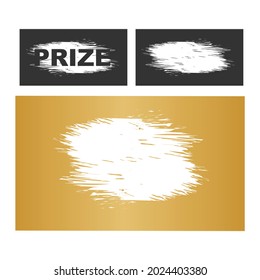 Scratch card elements vector illustration