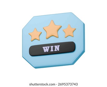 scratch card icon 3d illustration render