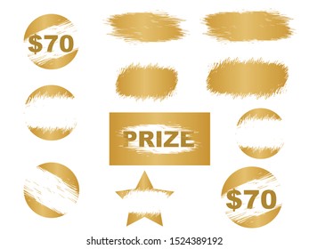 Scratch card win effect. Lottery cover for scratch card