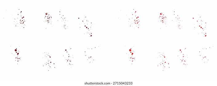 Colección de rasguño del diseño de fondo de garra de sangre roja