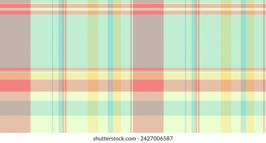 Fondo del vector de la tela del rasguño, tela escocesa de la textura del servicio. Patrón de cuadros de textil forrado sin costuras en color verde azulado y claro.
