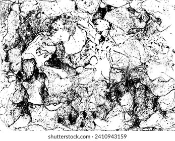 Scratch grunge rusty background for create object grunge effect . Hand drawing texture. Vector illustration