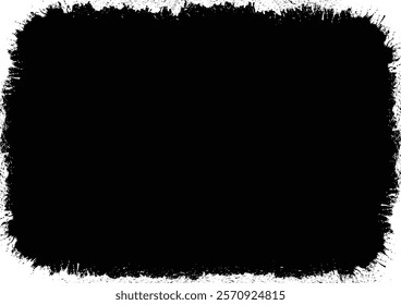 scratch grunge texture frame distressed border background vector illustration vintage wallpaper