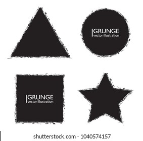 Scratch Grunge Urban Background.Texture Vector.Dust Overlay Distress Grain ,Simply Place illustration over any Object to Create grungy Effect .square , triangle, circle , star shape for your design.