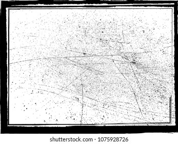 Scratch Grunge Urban  Background.Texture Vector.Dust Overlay Distress Grain ,rough , grungy Effect . splattered , dirty, framed black paint poster for your design.