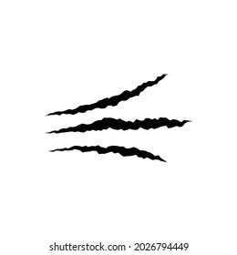 Scratch icon vector. claws illustration sign collection. cut symbol or logo.