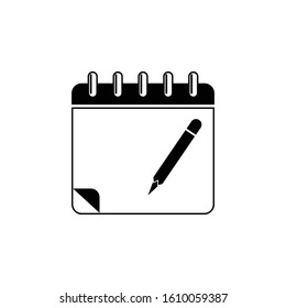 scratch pad icon vector illustration