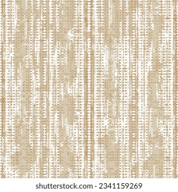 Estilo de pintura Scratch estilo de textura vectorial transparente fondo beige. Fondo pastel con pinceles de pintor con efecto de tejido. Diseño textural rayado de tela. Repetición de garrapatas grabadas