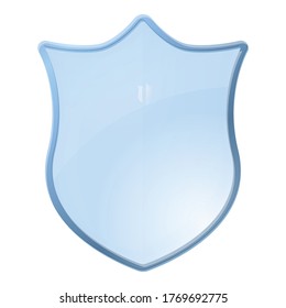 Scratch protective glass icon. Cartoon of scratch protective glass vector icon for web design isolated on white background