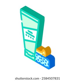 scratch remover car care isometric icon vector. scratch remover car care sign. isolated symbol illustration