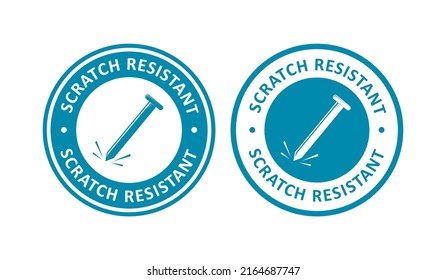 Scratch resistant badge logo design