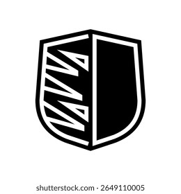 kratzfeste Glyphe Icon Vektor. kratzfestes Zeichen. einzelne Symbolgrafik