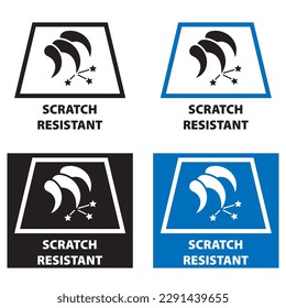 Scratch Resistant vector information sign horizontally