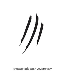 Scratch silhouette. Simple and modern. Can be used for icons.