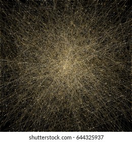 The scratch texture. Grunge effect. Scratched circle. Vector background.