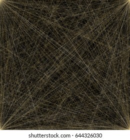 The scratch texture. Grunge effect. Scratched circle. Vector background.