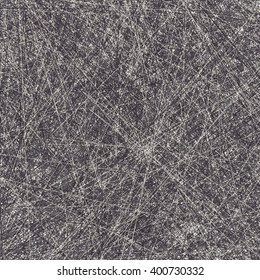 The scratch texture. Scratched metal .Grunge effect texture . Scratched plate. Scratched wall.  Vector background.