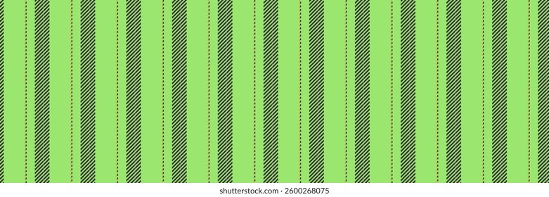 Scratch texture textile background, 60s seamless stripe fabric. Valentine vector pattern lines vertical in green and dark colors palette.