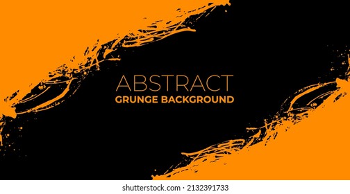 Scratch Urban Grunge Background. yellow brush abstract scribble ornament