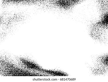 Scratched abstract urban grain pattern overlay effect layout. Cool dust vintage noise look over graphic image. Stain, Dust, Halftone. Vector illustration