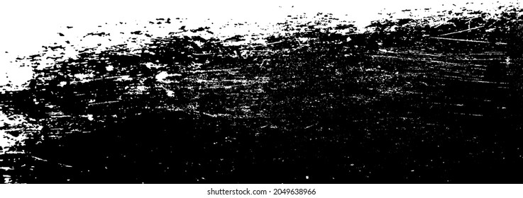 Scratched and Cracked Grunge Urban Background Texture Vector. Dust Overlay Distress Grainy Grungy Effect. Distressed Backdrop Vector Illustration. Isolated Black on White Background. EPS 10.