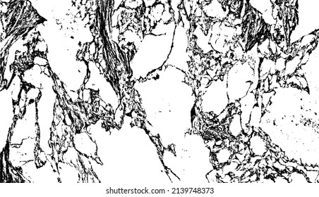 Scratched and Cracked Grunge Urban Background Texture Vector. Dust Overlay Distress Grainy Grungy Effect. Distressed Backdrop Vector Illustration. Isolated Black on White Background. EPS 10.