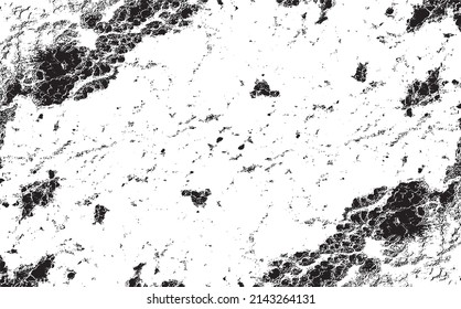 Scratched and Cracked Grunge Urban Background Texture Vector. Dust Overlay Distress Grainy Grungy Effect. Distressed Backdrop Vector Illustration. Isolated Black on White Background. EPS 10.