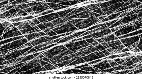 Scratched and Cracked Grunge Urban Background Texture Vector. Dust Overlay Distress Grainy Grungy Effect. Distressed Backdrop Vector Illustration. Isolated Black on White Background. EPS 10.