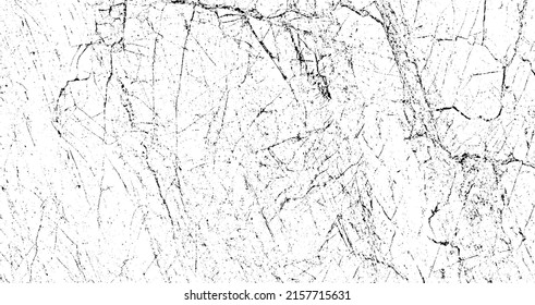 Scratched and Cracked Grunge Urban Background Texture Vector. Dust Overlay Distress Grainy Grungy Effect. Distressed Backdrop Vector Illustration. Isolated Black on White Background. EPS 10.