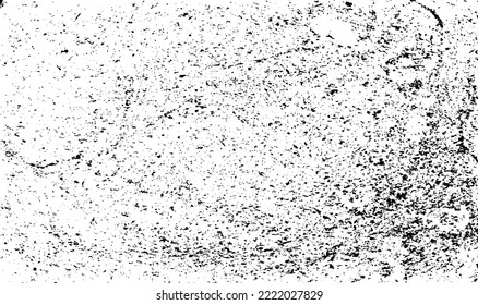 Scratched and Cracked Grunge Urban Background Texture Vector. Dust Overlay Distress Grainy Grungy Effect. Distressed Backdrop Vector Illustration. Isolated Black on White Background. EPS 10.