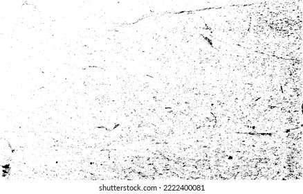 Scratched and Cracked Grunge Urban Background Texture Vector. Dust Overlay Distress Grainy Grungy Effect. Distressed Backdrop Vector Illustration. Isolated Black on White Background. EPS 10.