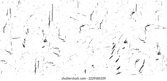 Scratched and Cracked Grunge Urban Background Texture Vector. Dust Overlay Distress Grainy Grungy Effect. Distressed Backdrop Vector Illustration. Isolated Black on White Background. EPS 10.