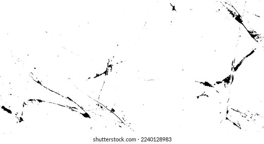 Scratched and Cracked Grunge Urban Background Texture Vector. Dust Overlay Distress Grainy Grungy Effect. Distressed Backdrop Vector Illustration. Isolated Black on White Background. EPS 10.