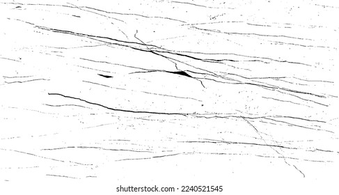 Scratched and Cracked Grunge Urban Background Texture Vector. Dust Overlay Distress Grainy Grungy Effect. Distressed Backdrop Vector Illustration. Isolated Black on White Background. EPS 10.