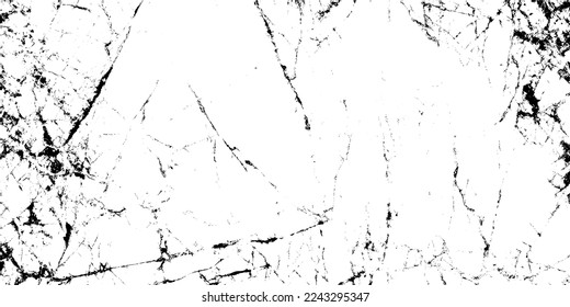 Scratched and Cracked Grunge Urban Background Texture Vector. Dust Overlay Distress Grainy Grungy Effect. Distressed Backdrop Vector Illustration. Isolated Black on White Background. EPS 10.