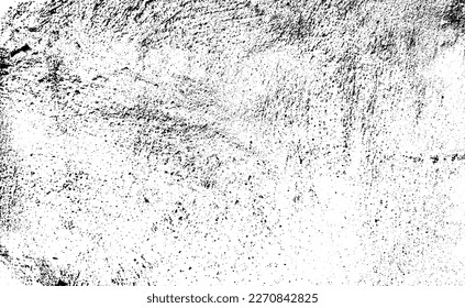 Scratched and Cracked Grunge Urban Background Texture Vector. Dust Overlay Distress Grainy Grungy Effect. Distressed Backdrop Vector Illustration. Isolated Black on White Background. EPS 10.