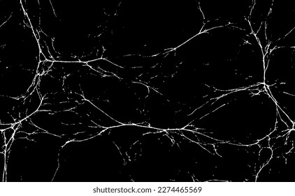 Scratched and Cracked Grunge Urban Background Texture Vector. Dust Overlay Distress Grainy Grungy Effect. Distressed Backdrop Vector Illustration. Isolated Black on White Background. EPS 10.