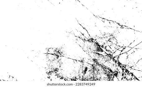 Scratched and Cracked Grunge Urban Background Texture Vector. Dust Overlay Distress Grainy Grungy Effect. Distressed Backdrop Vector Illustration. Isolated Black on White Background. EPS 10.