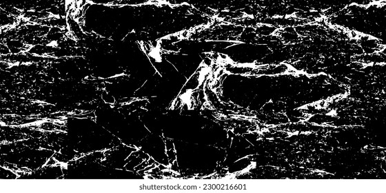 Scratched and Cracked Grunge Urban Background Texture Vector. Dust Overlay Distress Grainy Grungy Effect. Distressed Backdrop Vector Illustration. Isolated Black on White Background. EPS 10.
