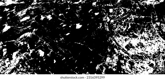 Scratched and Cracked Grunge Urban Background Texture Vector. Dust Overlay Distress Grainy Grungy Effect. Distressed Backdrop Vector Illustration. Isolated Black on White Background. EPS 10.