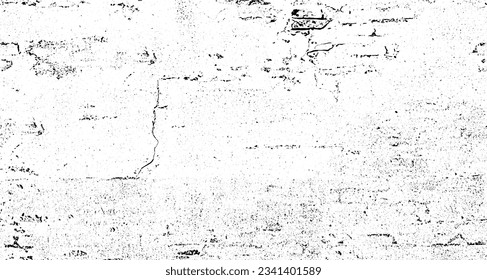 Scratched and Cracked Grunge Urban Background Texture Vector. Dust Overlay Distress Grainy Grungy Effect. Distressed Backdrop Vector Illustration. Isolated Black on White Background. EPS 10.