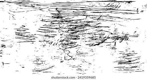 Scratched and Cracked Grunge Urban Background Texture Vector. Dust Overlay Distress Grainy Grungy Effect. Distressed Backdrop Vector Illustration. Isolated Black on White Background. EPS 10.