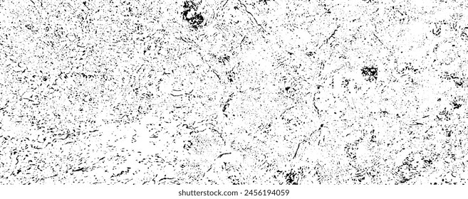 Scratched and Cracked Grunge Urban Background Texture Vector. Dust Overlay Distress Grainy Grungy Effect. Distressed Backdrop Vector Illustration. Isolated Black on White Background. EPS 10.