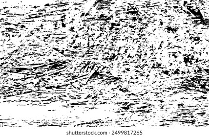 Scratched and Cracked Grunge Urban Background Texture Vector. Dust Overlay Distress Grainy Grungy Effect. Distressed Backdrop Vector Illustration. Isolated Black on White Background. EPS 10.