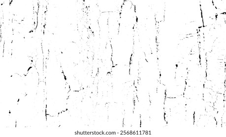 Scratched and Cracked Grunge Urban Background Texture Vector. Dust Overlay Distress Grainy Grungy Effect. Distressed Backdrop Vector Illustration. Isolated Black on White Background. EPS 10.